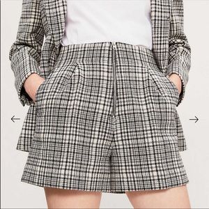 Sandro Mauro Wool Checked Shorts P6446H-20